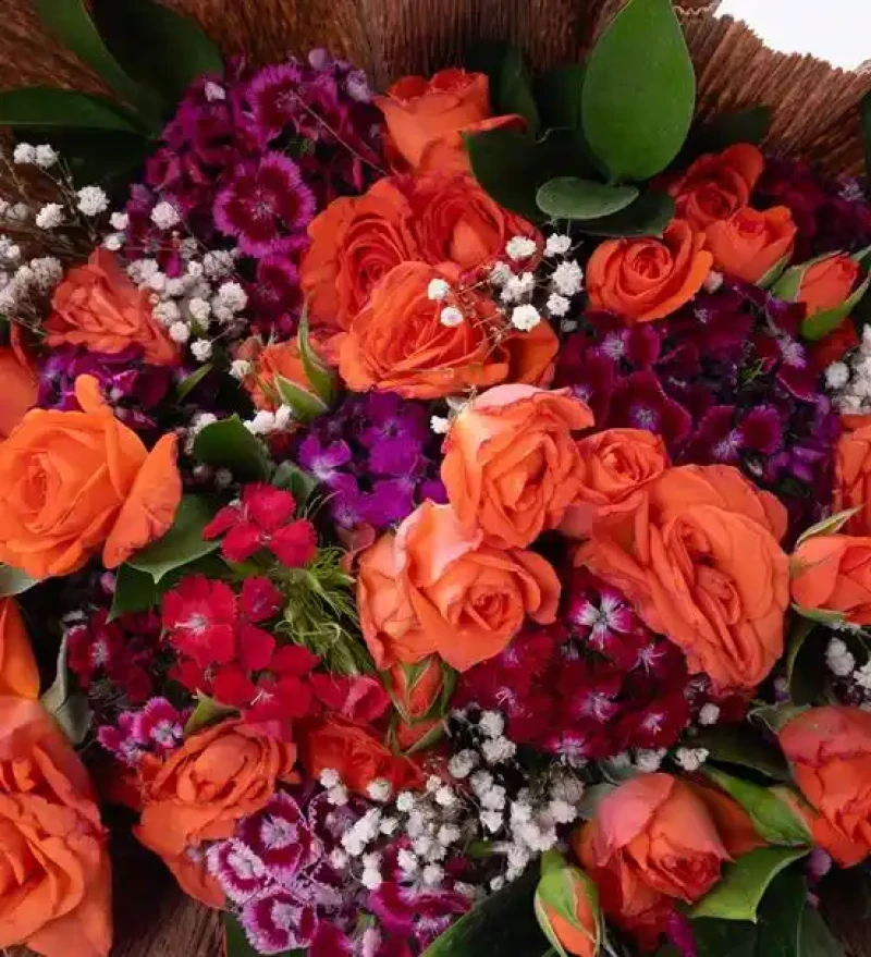 Warm Touch Premium Tasarım Çiçek Buketi