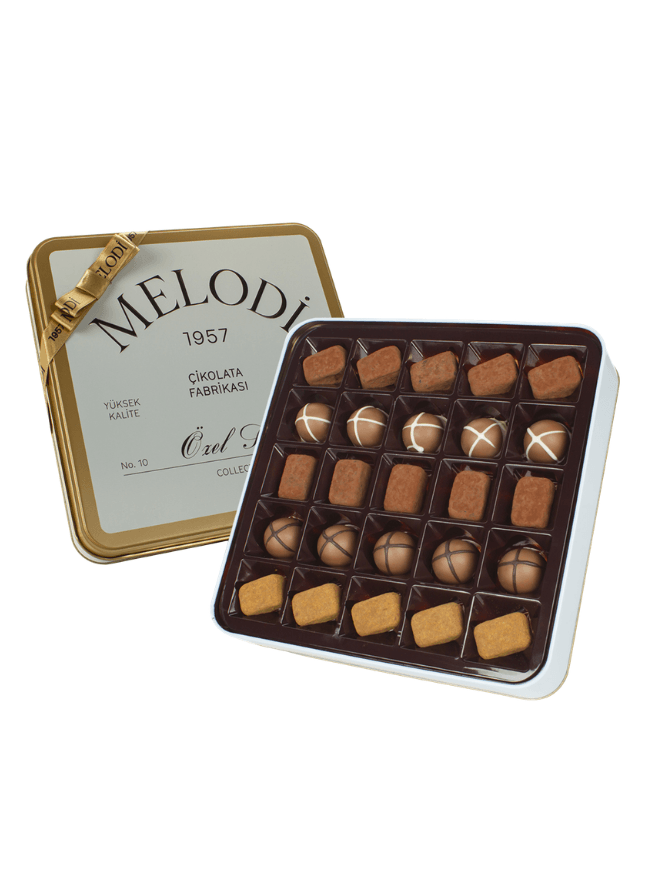 Melodi 1957 Serisi Spesiyal Çikolata (250g) - Düğün ve Nikah Çiçekleri - İstanbul çiçek siparişi