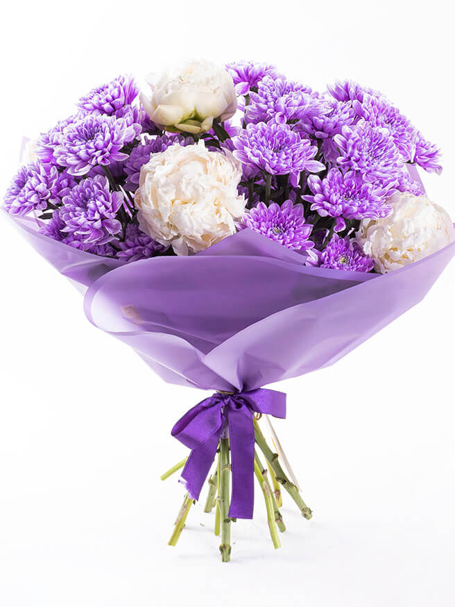 The Purple Co | Mor - Butik Çiçek Sepeti Modelleri - İstanbul çiçek siparişi